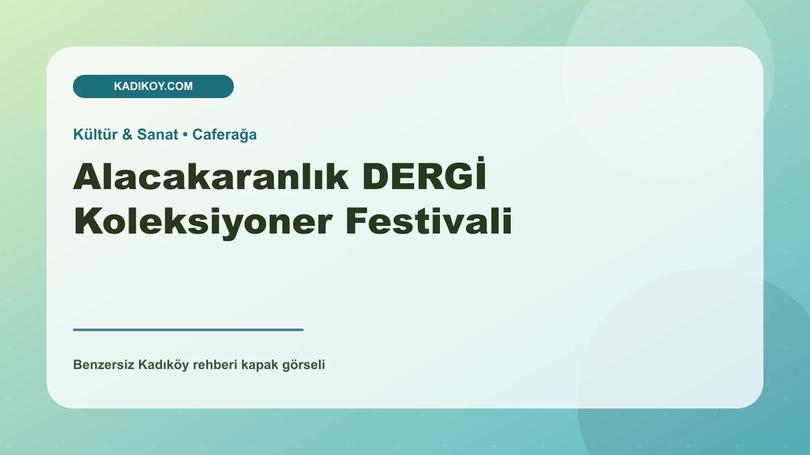 Alacakaranlık DERGİ Koleksiyoner Festivali