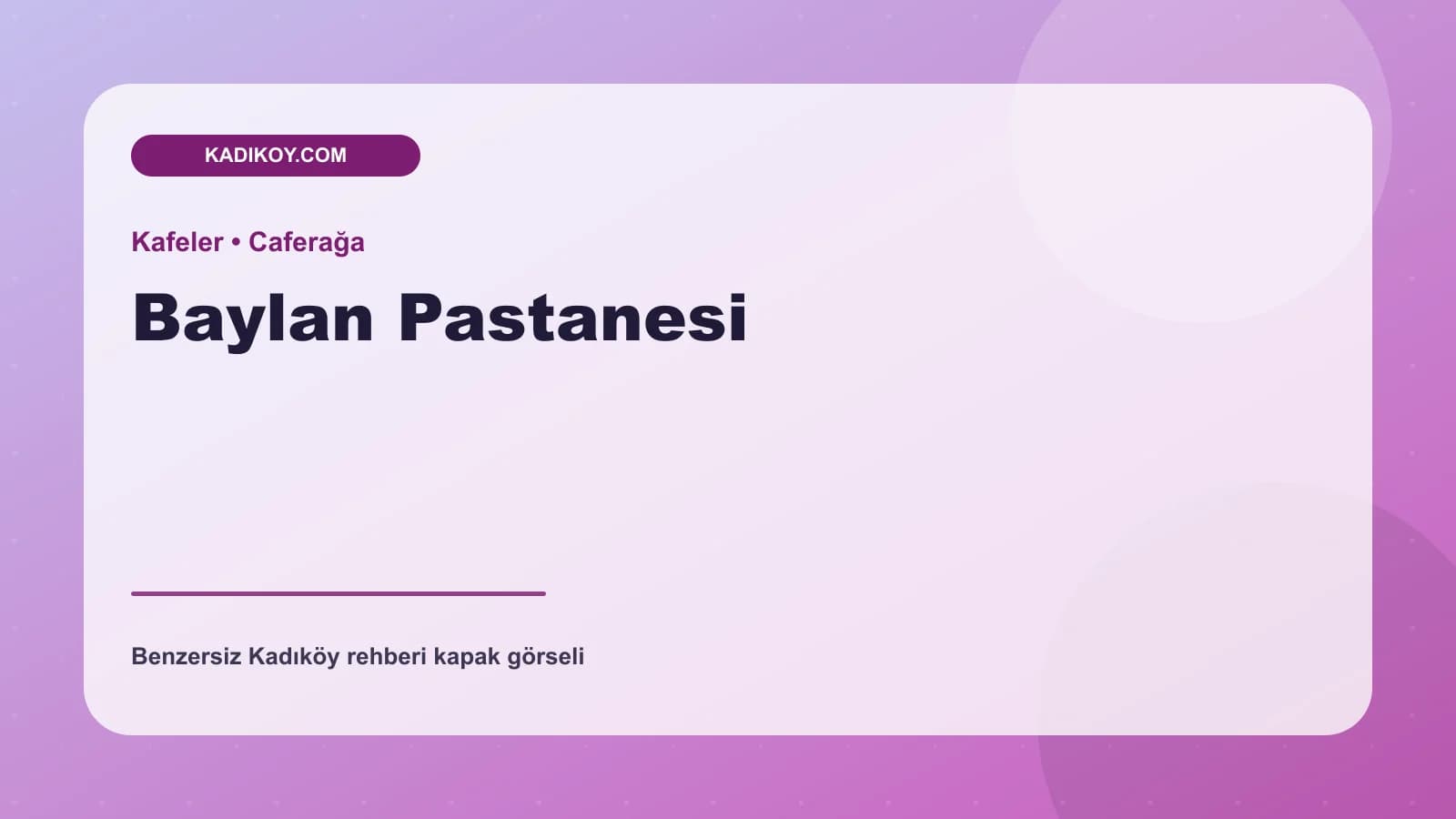 Baylan Pastanesi