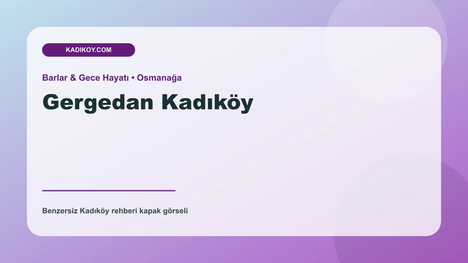 Gergedan Kadıköy