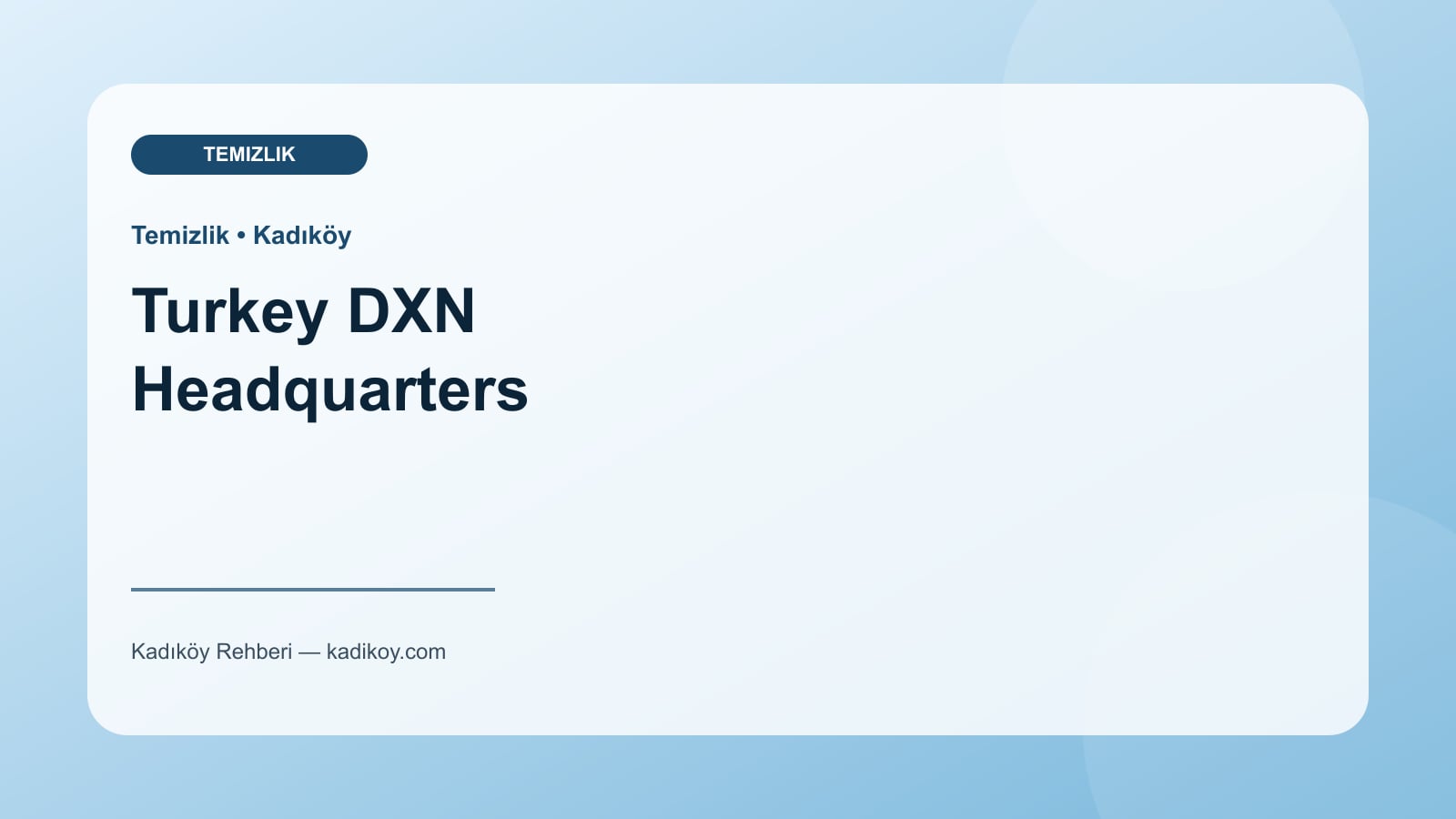 Turkey DXN Headquarters - Kadıköy işletme fotoğrafı