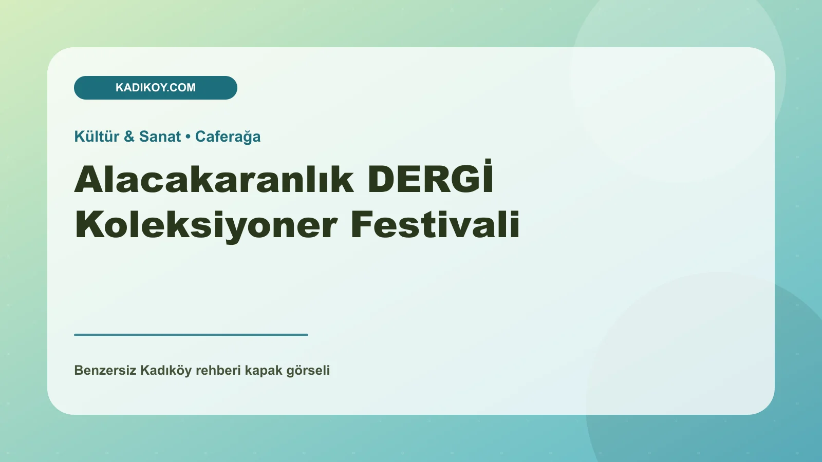 Alacakaranlık DERGİ Koleksiyoner Festivali - Kadıköy işletme fotoğrafı