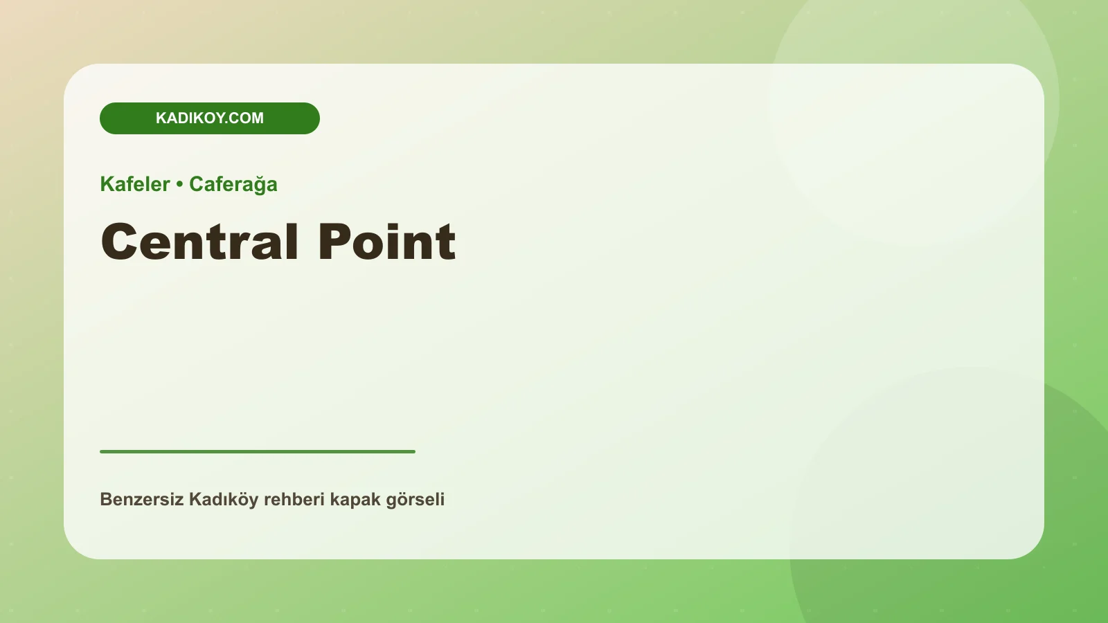 Central Point - Kadıköy işletme fotoğrafı