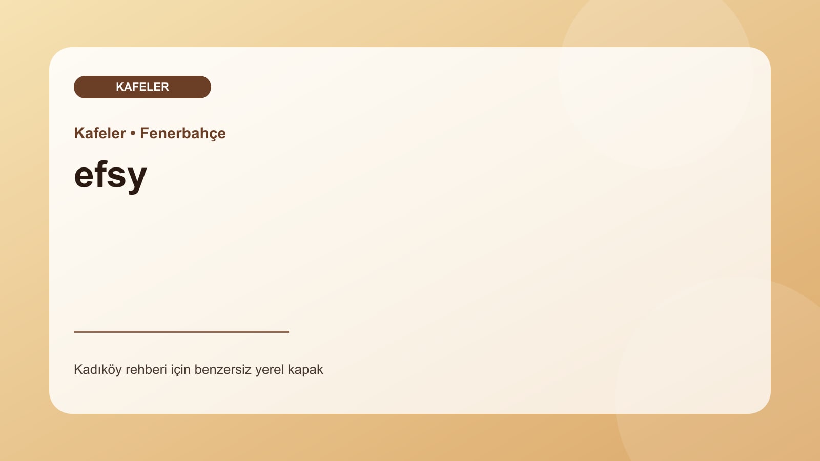 efsy - Kadıköy yakın mekan fotoğrafı