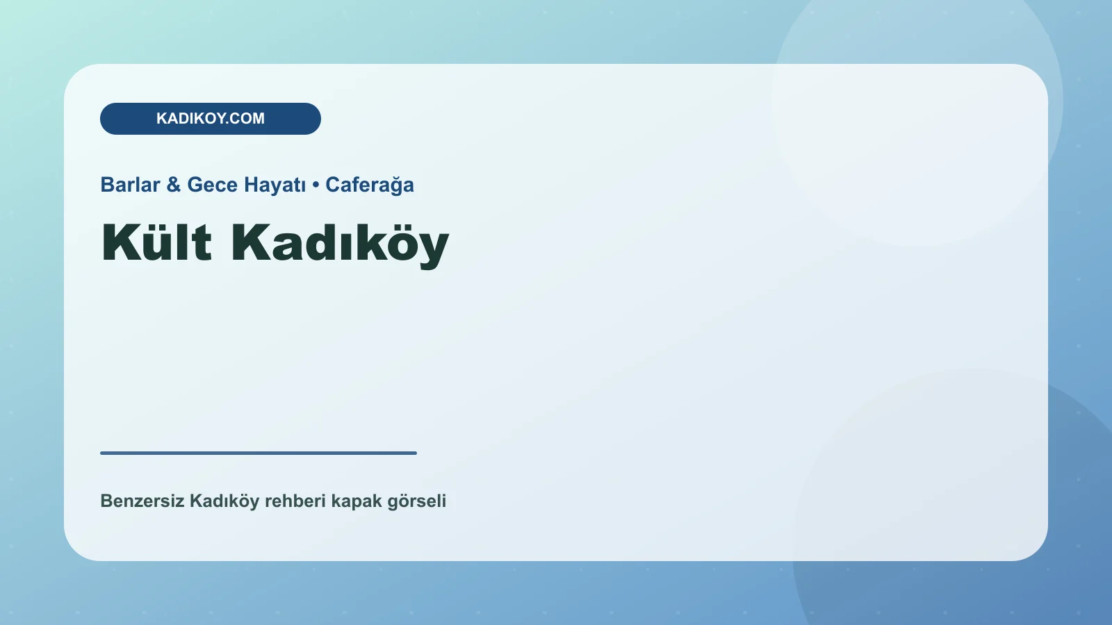 Kült Kadıköy - Kadıköy işletme fotoğrafı