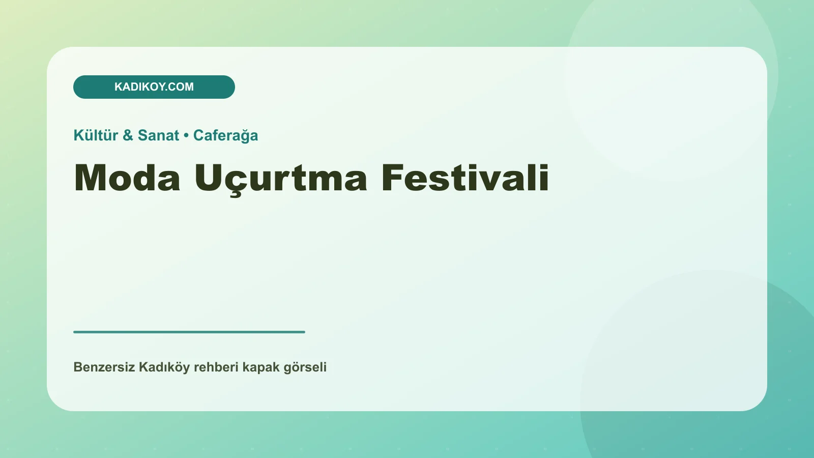 Moda Uçurtma Festivali - Kadıköy işletme fotoğrafı