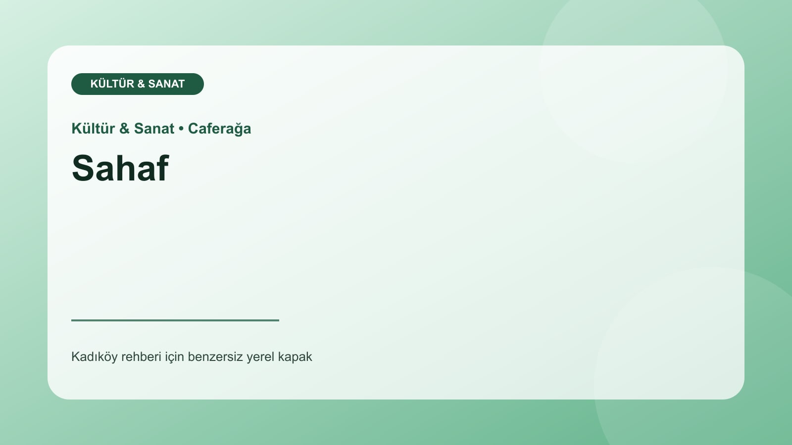 Sahaf - Kadıköy işletme fotoğrafı