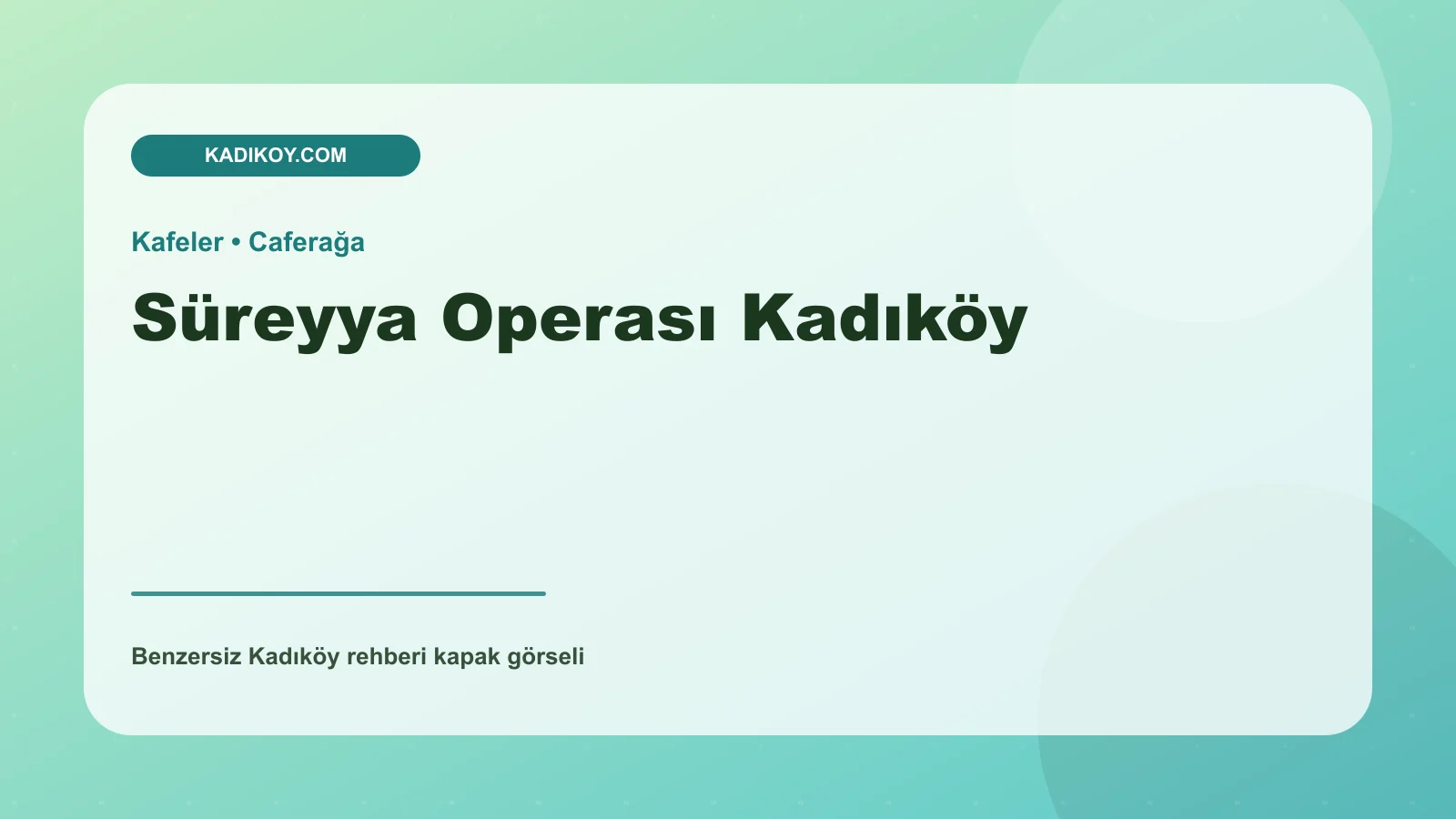 Süreyya Operası Kadıköy - Kadıköy işletme fotoğrafı